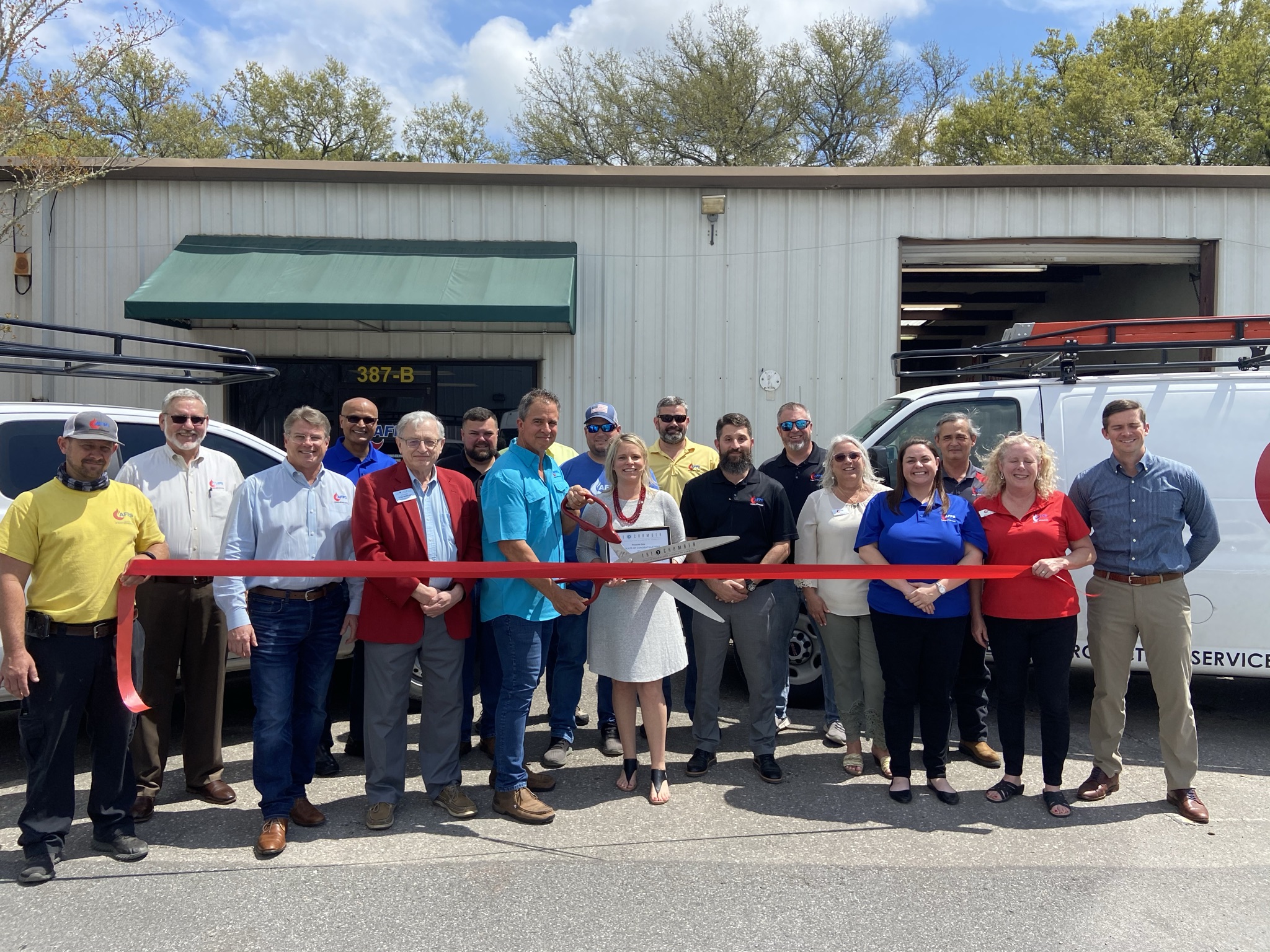 Ribbon Cutting Advanced Fire Protection Services, Inc. Greater
